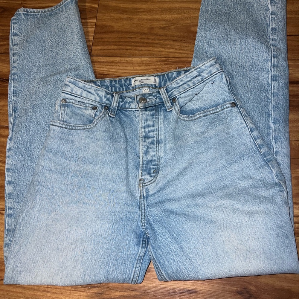 Abercrombie & Fitch Light Blue High Rise Women Jeans